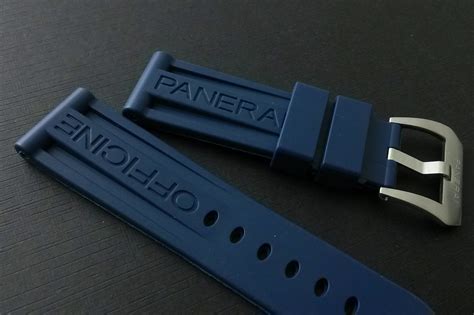 22mm panerai strap|panerai officine rubber strap.